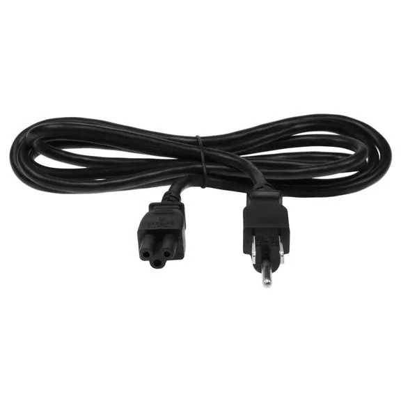 Zebra 450042 Stromkabel Schwarz Netzstecker Typ F C5-Koppler – Bild 1