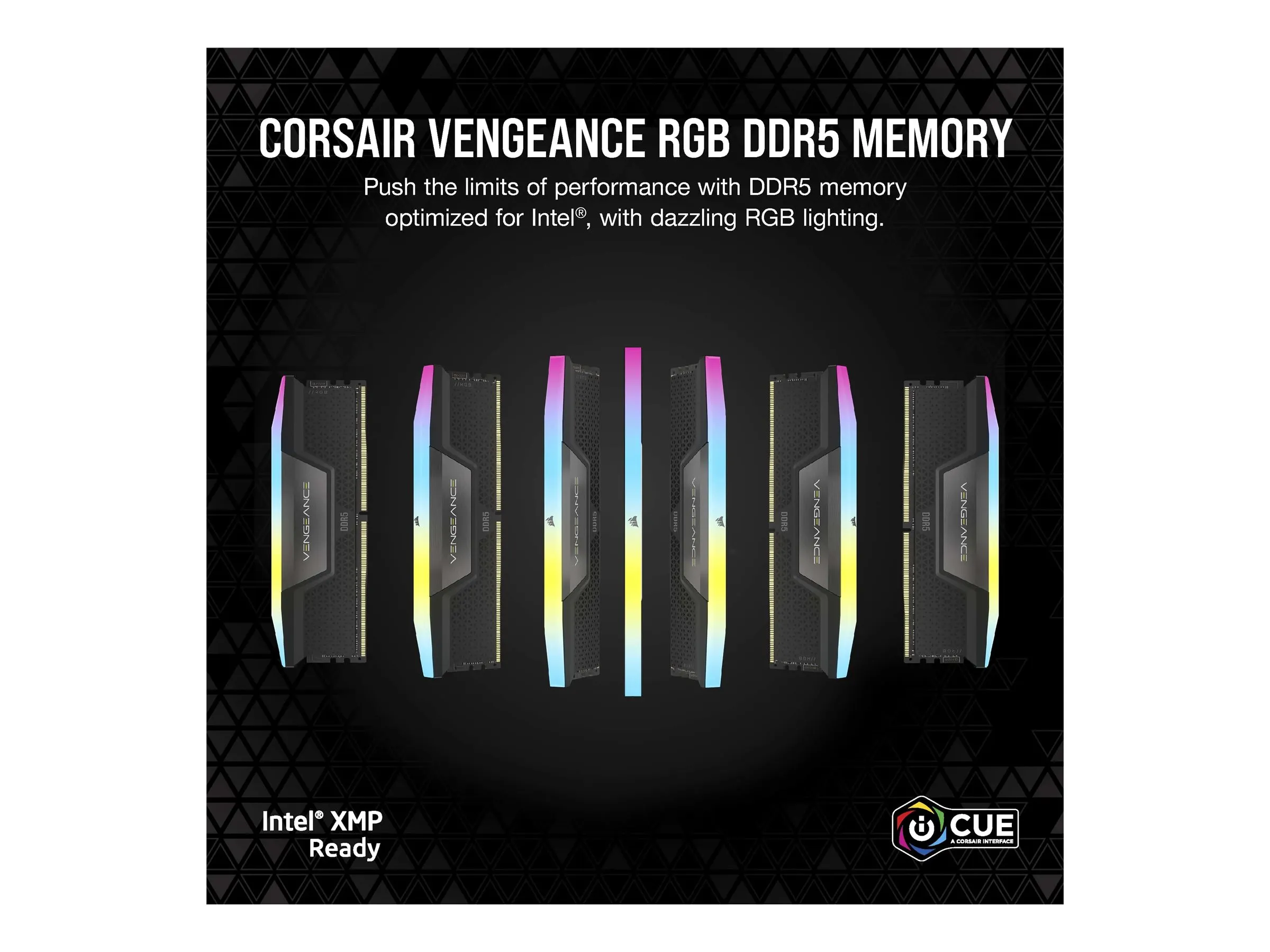 Corsair VENGEANCE RGB b DDR5-6000 CL36 32 GB Kit (2x 16 GB) (CMH32GX5M2E6000C36)
