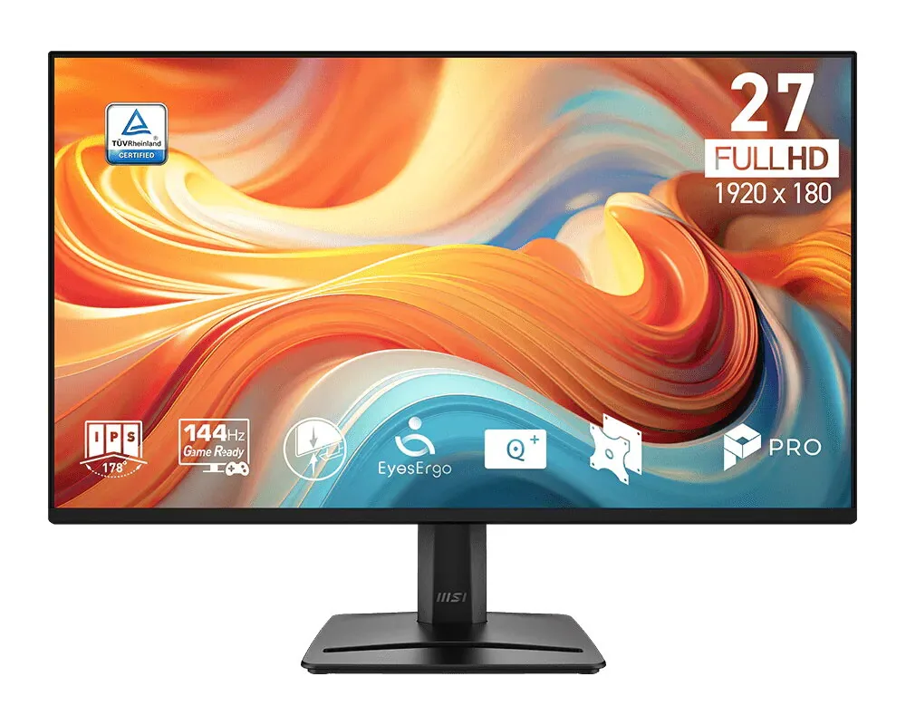 MSI Pro MP275 E14L Computerbildschirm 68,6 cm (27") 1920 x 1080 Pixel Full HD LCD Schwarz – Bild 1