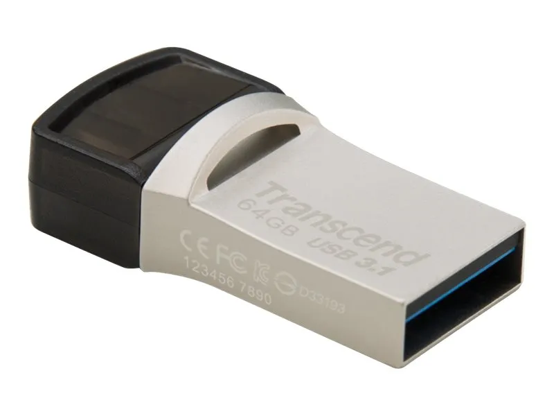 Transcend USB-Stick JetFlash 890 USB3.1 Typ-C/A