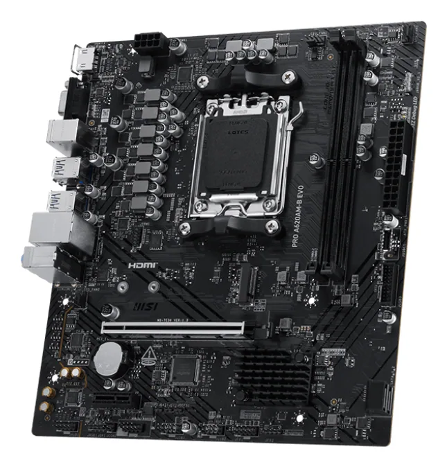 MSI PRO A620AM-B EVO Motherboard AMD A620A Sockel AM5 micro ATX – Bild 3