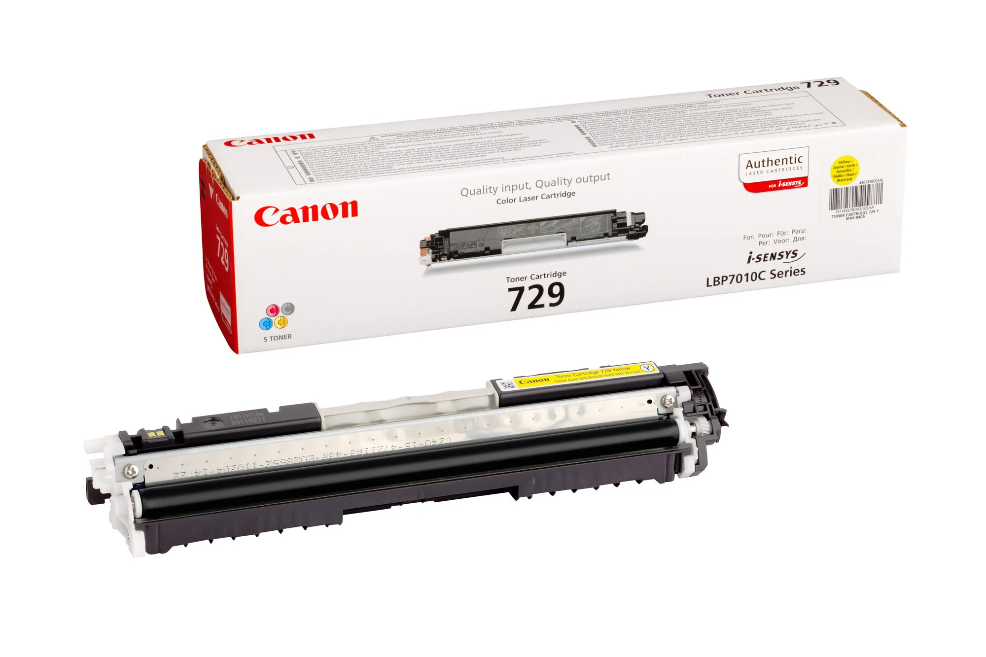Canon 729 Y Tonerkartusche 1 Stück(e) Original Gelb – Bild 2