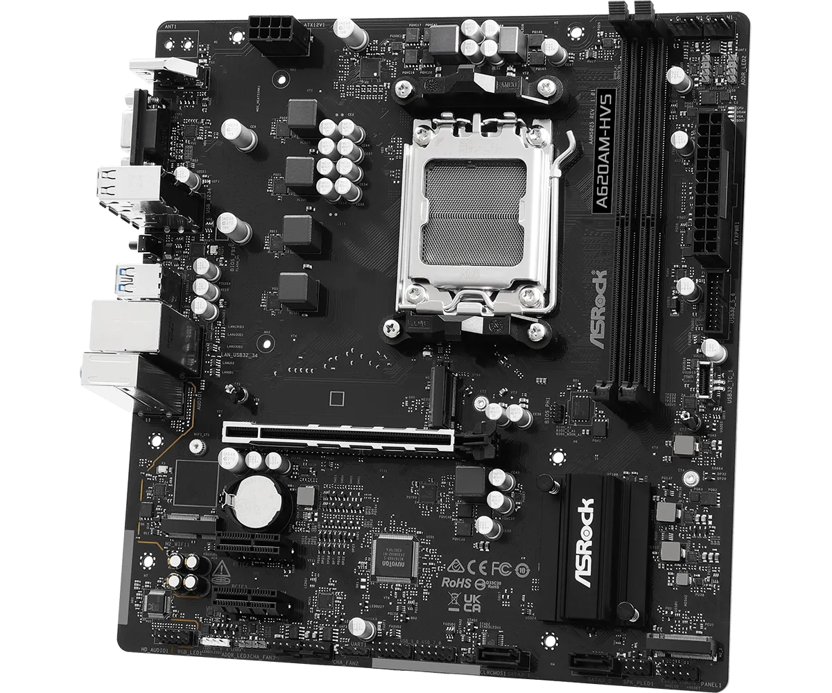 ASRock A620AM-HVS AM5 mATX HDMI DDR5