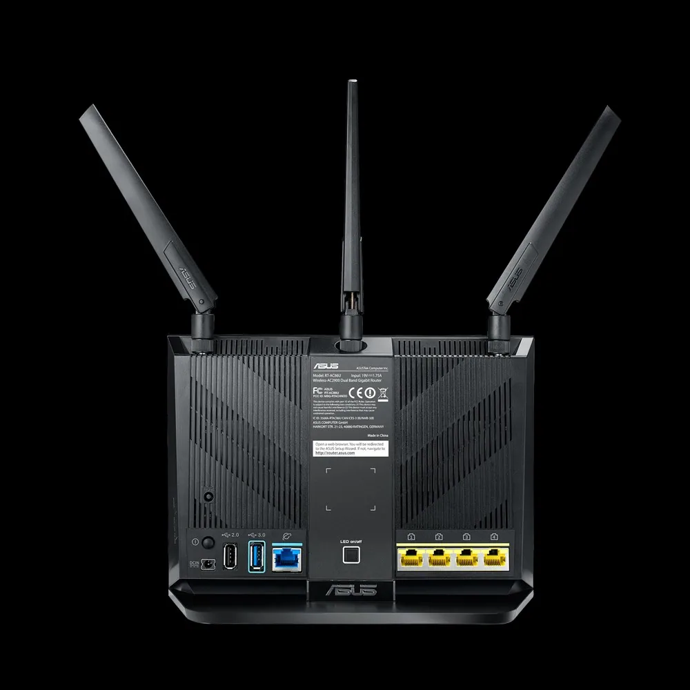 ASUS RT-AC86U WLAN-Router Gigabit Ethernet Dual-Band (2,4 GHz/5 GHz) Schwarz – Bild 4