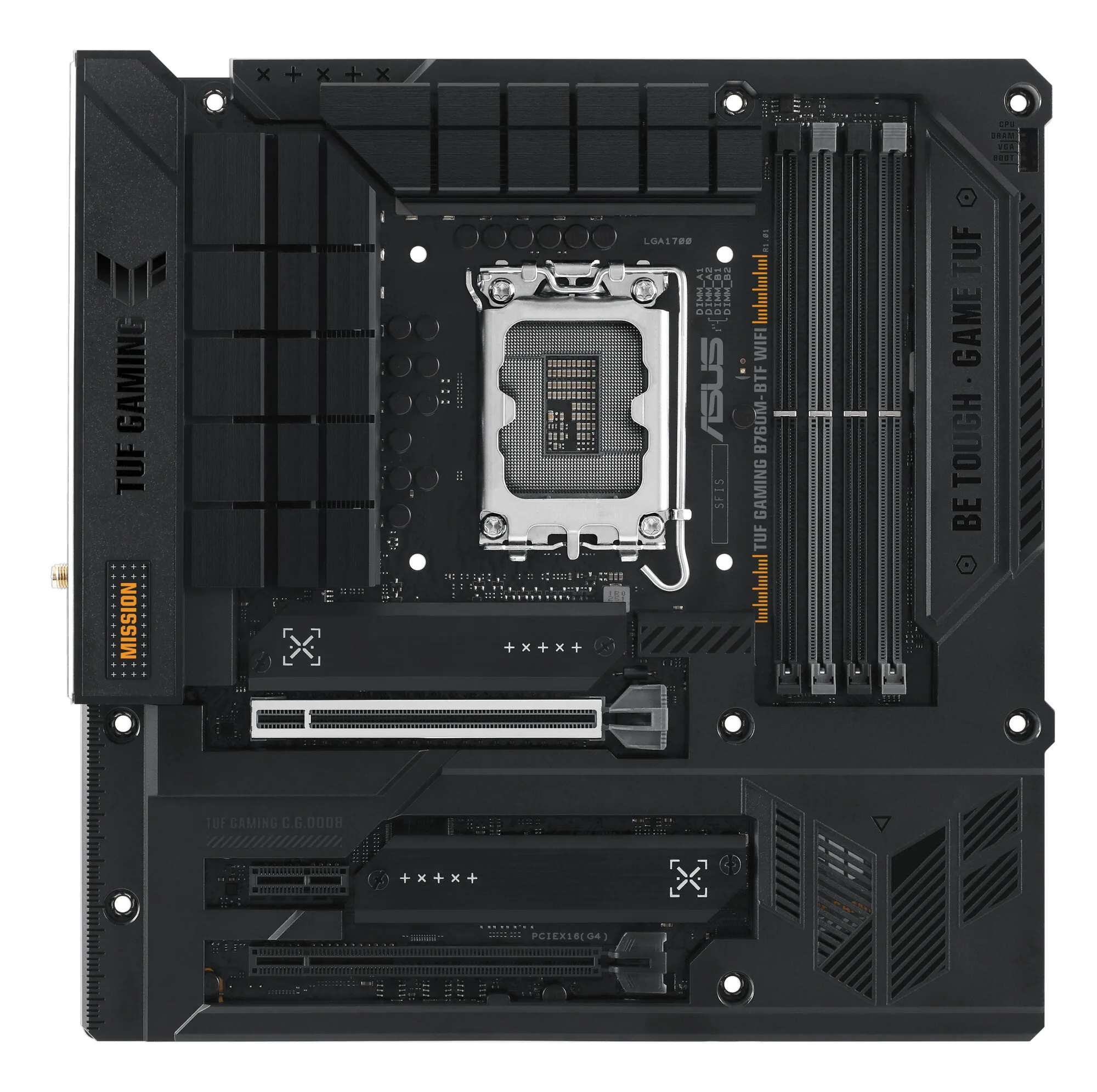 ASUS TUF GAMING B760M-BTF WIFI Intel B760 LGA 1700 micro ATX – Bild 1