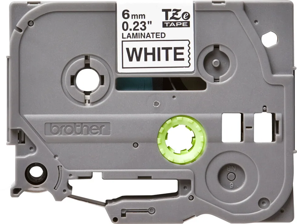 Brother TZe-211 Etiketten erstellendes Band Schwarz auf weiss – Bild 2