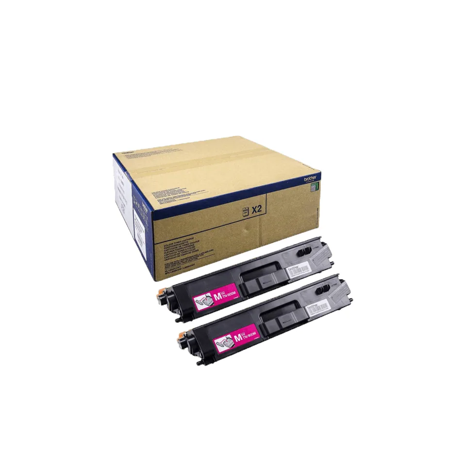 Brother TN-900MTWIN Tonerkartusche 2 Stück(e) Original Magenta – Bild 1