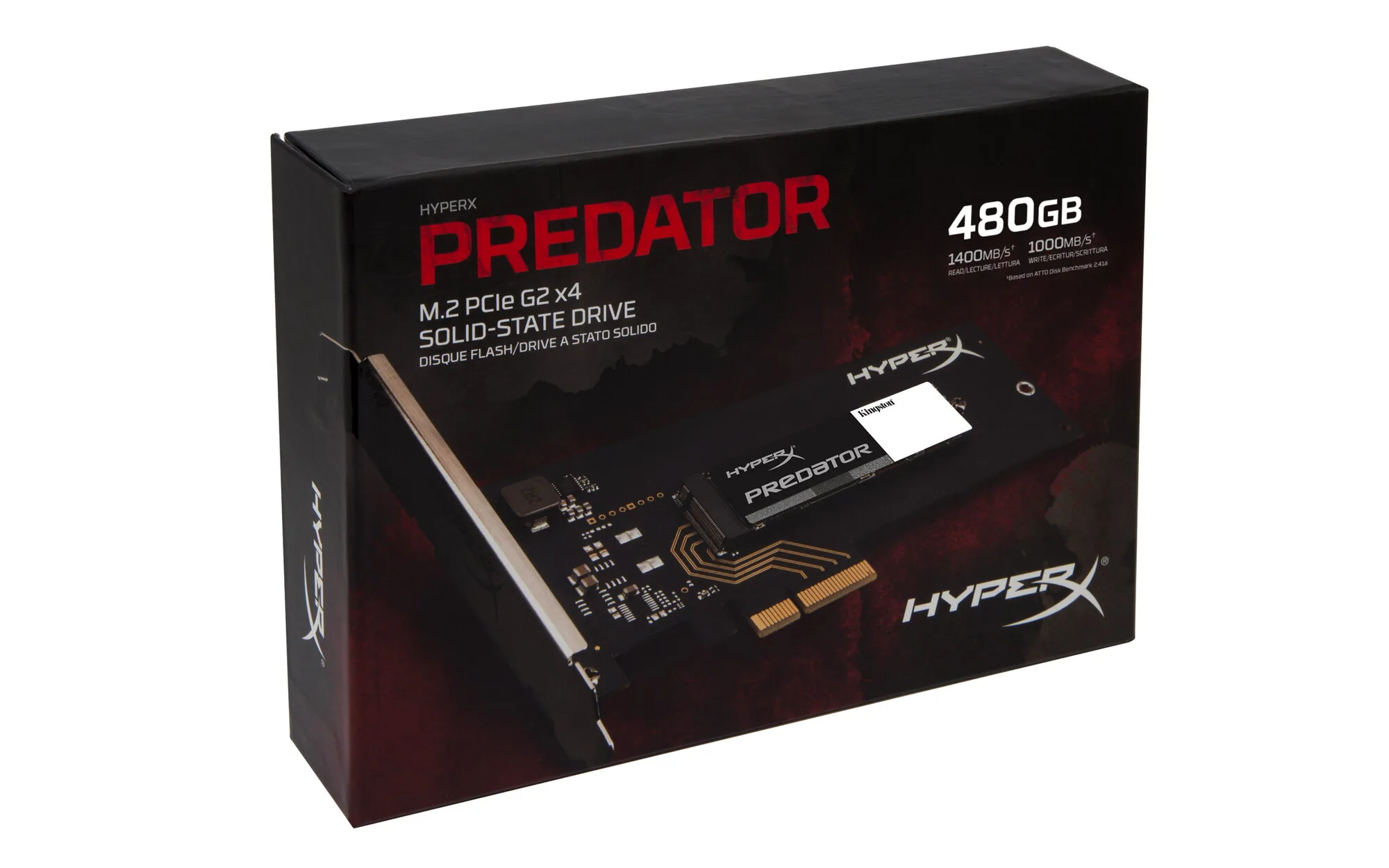 HyperX Predator SHPM2280P2H/480G Internes Solid State Drive 480 GB M.2 PCI Express 2.0 MLC – Bild 3