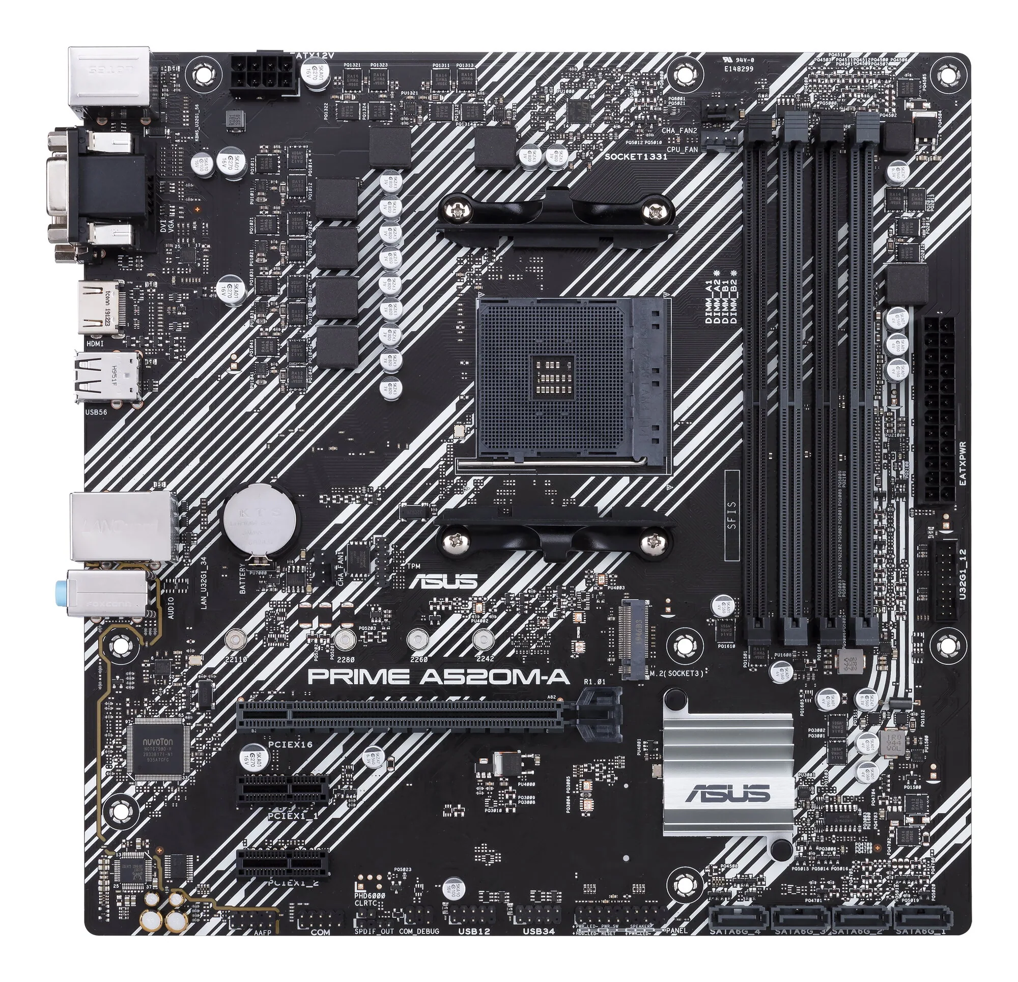 ASUS PRIME A520M-A II/CSM AMD A520 Sockel AM4 micro ATX – Bild 2