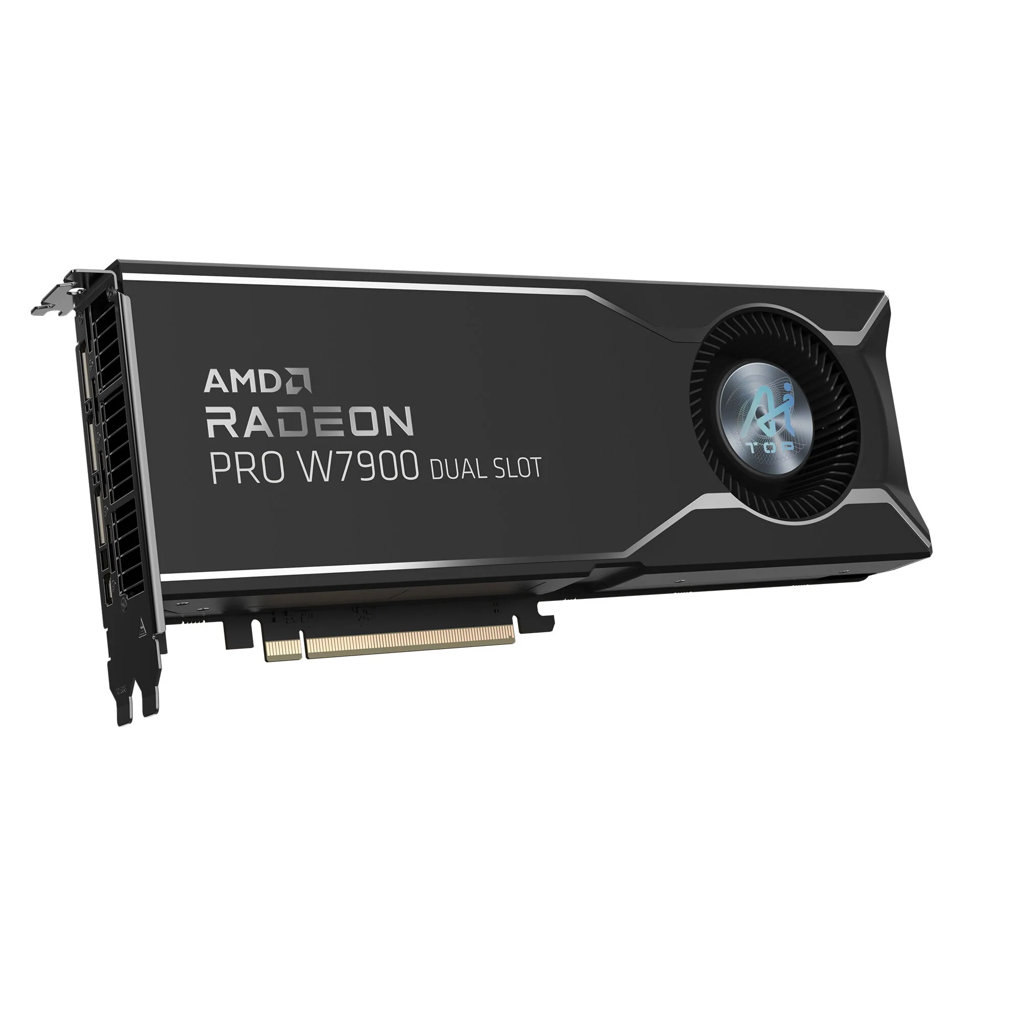GIGABYTE Radeon PRO W7900 Dual Slot AI TOP 48G Grafikkarte - 48GB GDDR6, 384bit, PCI-E 4.0, 3 x DisplayPort 2.1, W7900 AI TOP 48G – Bild 3