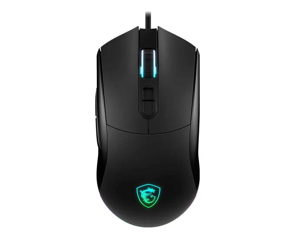 MSI FORGE GM320 Maus Gaming Beidhändig USB Typ-A Optisch 12800 DPI – Bild 1