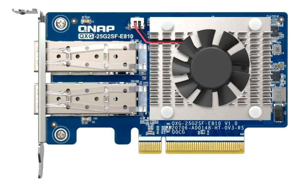 QNAP QXG-25G2SF-E810 Netzwerkkarte Eingebaut Faser 25000 Mbit/s – Bild 3