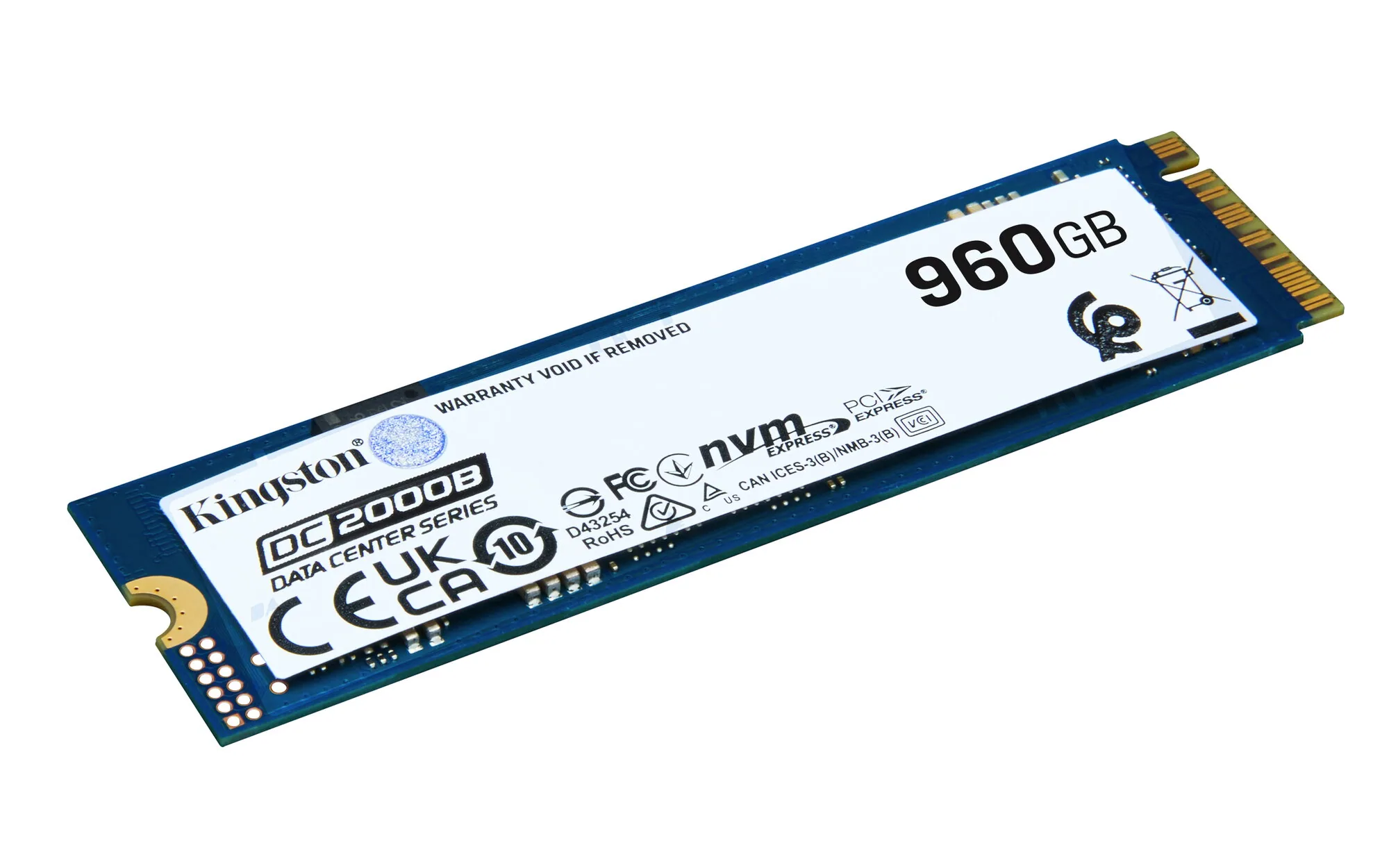 Kingston Technology 960G DC2000B PCIe 4.0 M.2 2280 Enterprise SSD – Bild 1