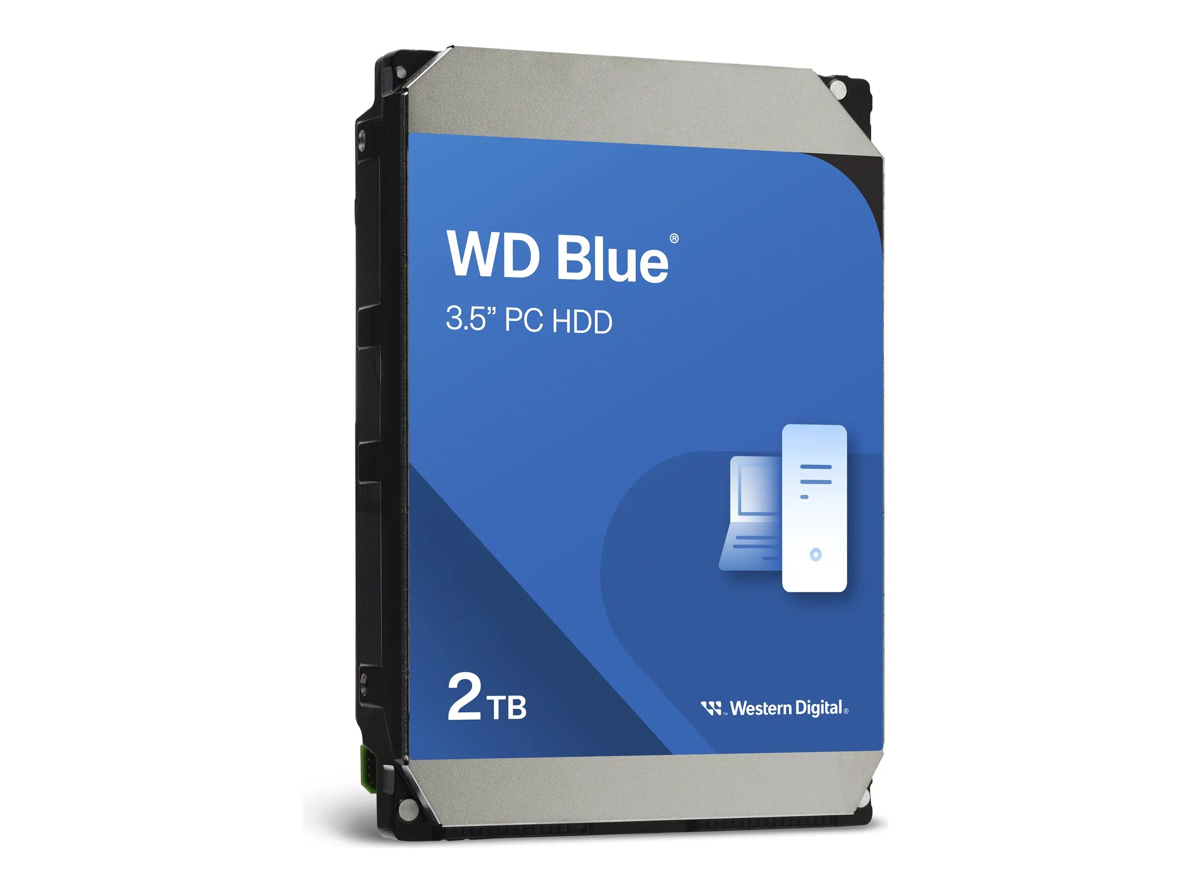 WD Blue 8.9 cm (3.5") 2 TB SATA3 7200 256 MB WD20EZBX intern