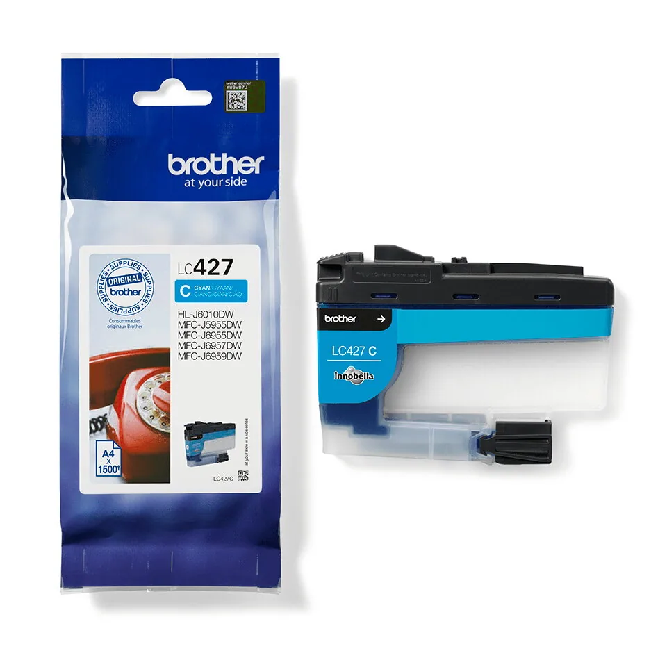 Brother LC427C Druckerpatrone 1 Stück(e) Original Standardertrag Cyan – Bild 2