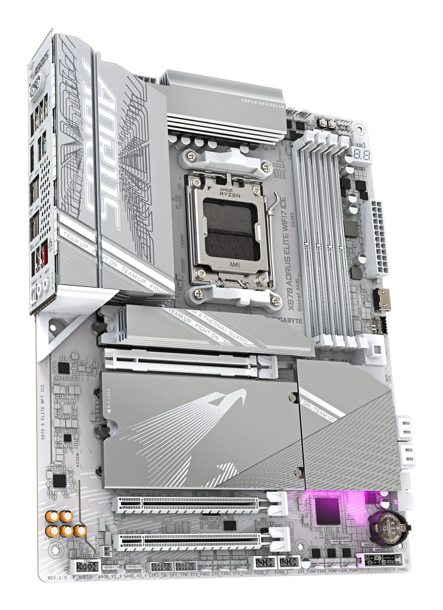 GIGABYTE X870 AORUS ELITE WIFI7 ICE Mainboard – Bild 3