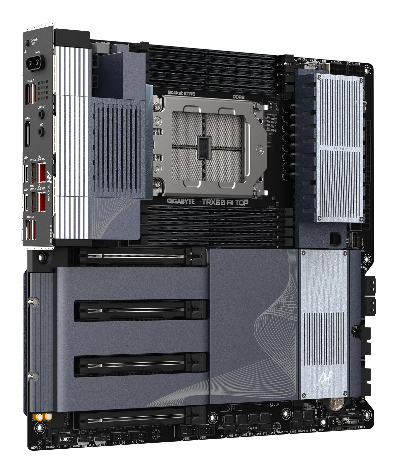 GIGABYTE TRX50 AI TOP-2B Mainboard – Bild 3