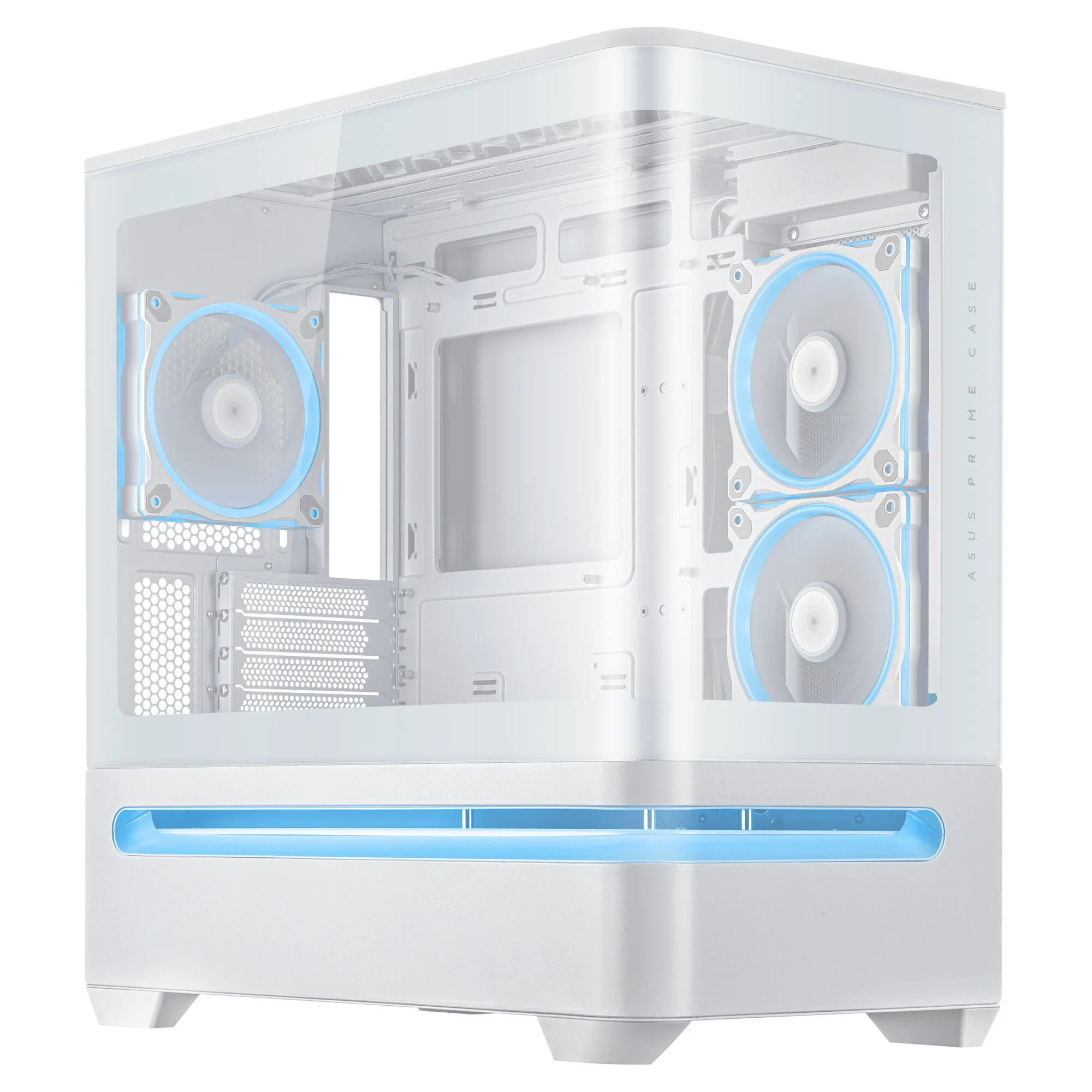 ASUS PRIME AP202 ARGB Mini Tower Weiß – Bild 2