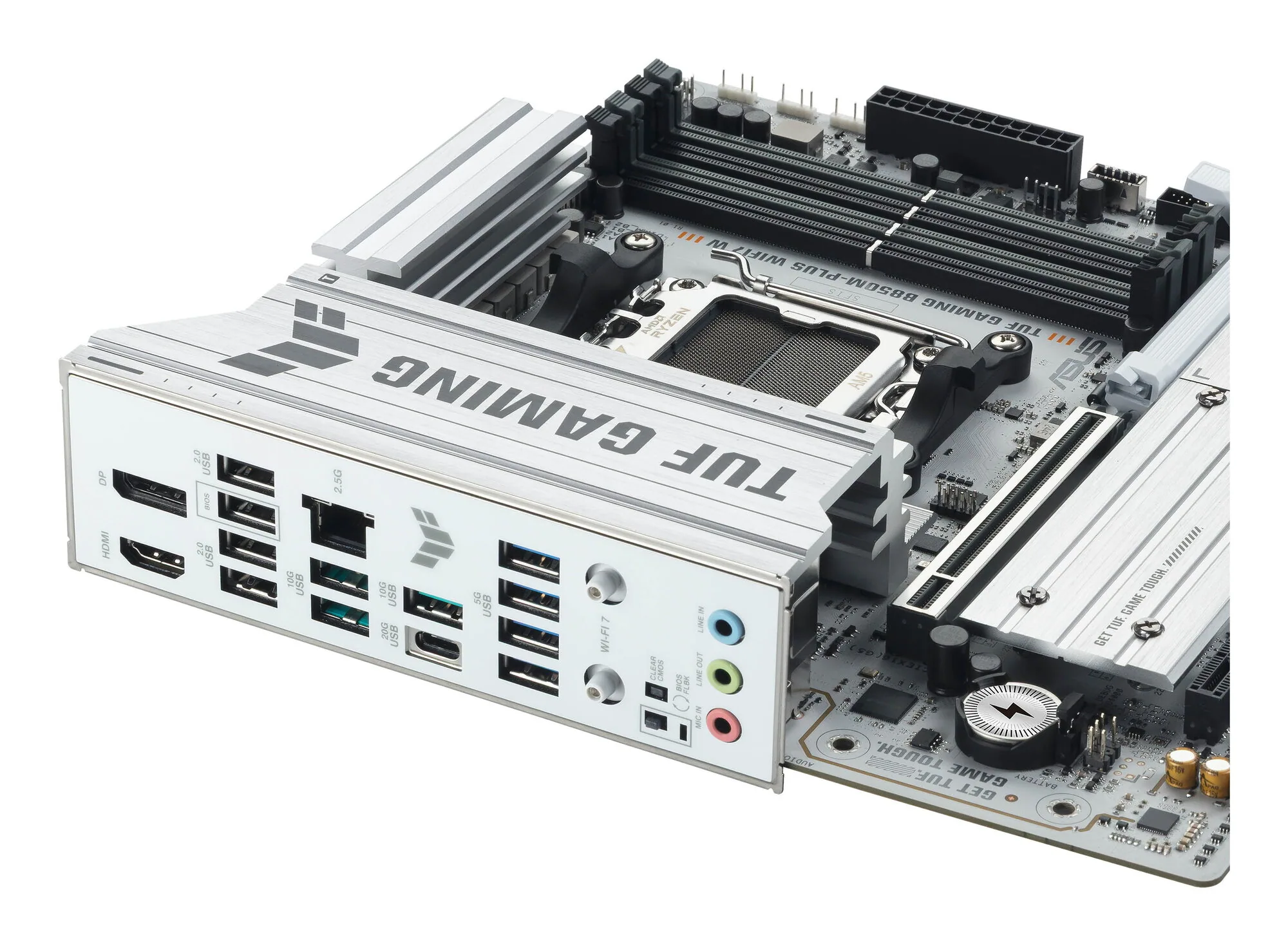 ASUS TUF GAMING B850M-PLUS WIFI7 W AMD B850 Sockel AM5 micro ATX – Bild 8