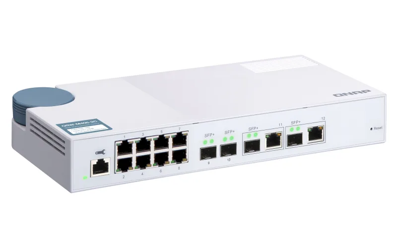 QNAP QSW-M408-2C Netzwerk-Switch Managed L2 10G Ethernet (100/1000/10000) Weiß – Bild 5
