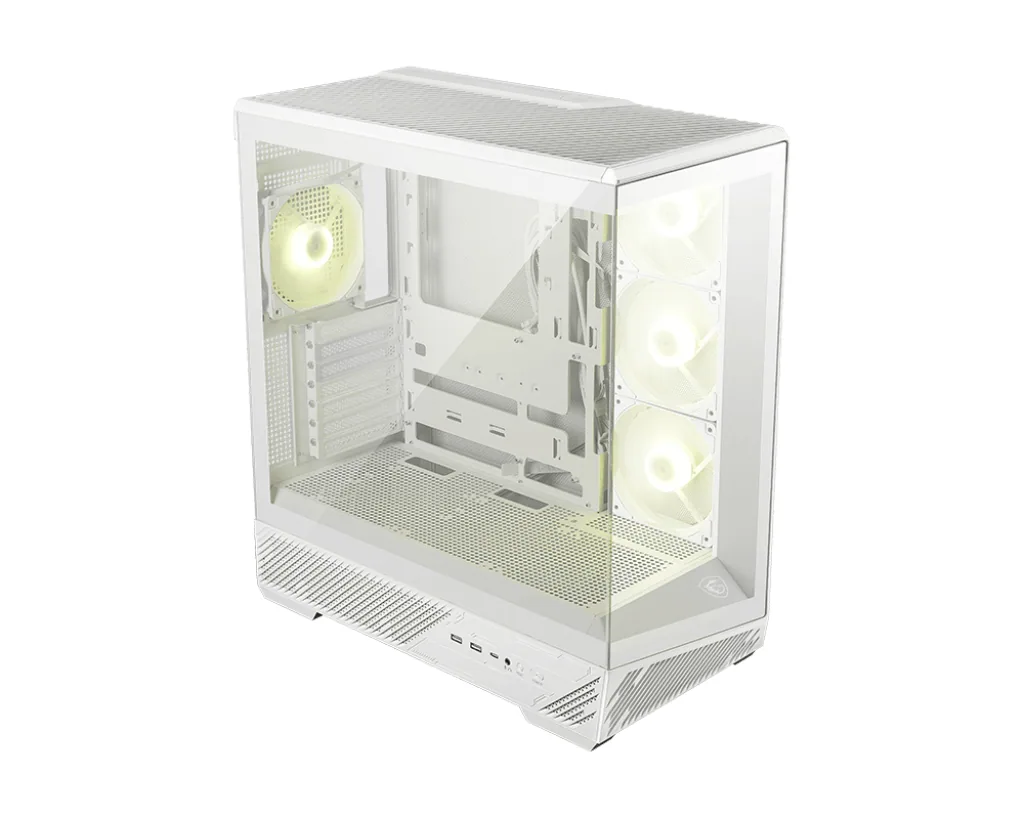 MSI MAG PANO 130R PZ WHITE Computer-Gehäuse Midi Tower Weiß – Bild 1