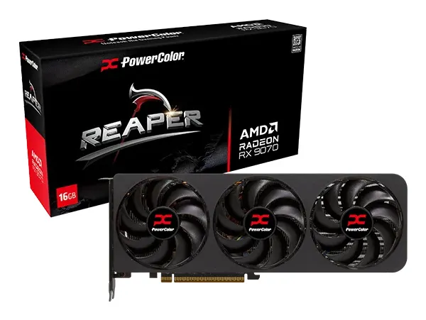 PowerColor Radeon RX9070 Reaper 16 GB