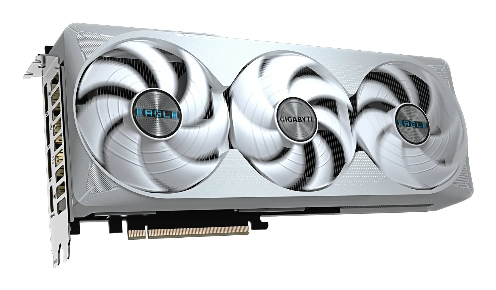 GIGABYTE GeForce RTX 5070 Ti EAGLE OC ICE SFF 16G Grafikkarte - 16GB GDDR7, 256 Bit, PCI-E 5.0, 2542 MHz Core Clock, 3 x DP 2.1a, 1 x HDMI 2.1b, NVIDIA DLSS 4, GV-N507TEAGLEOC ICE-16GD – Bild 3