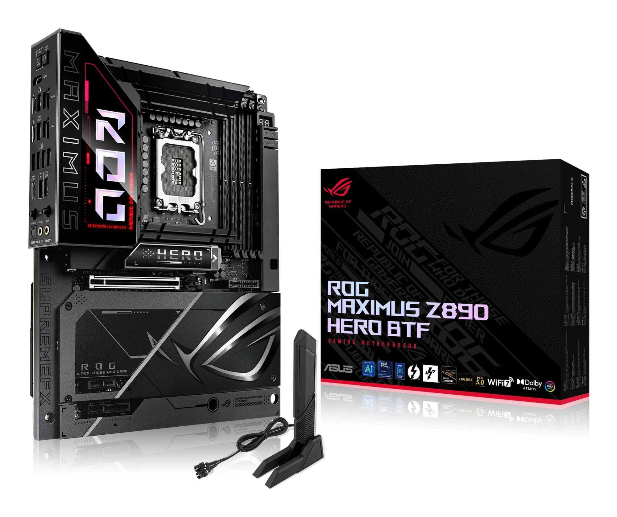 ASUS ROG MAXIMUS Z890 HERO BTF Intel Z890 LGA 1851 (Socket V1) ATX – Bild 1