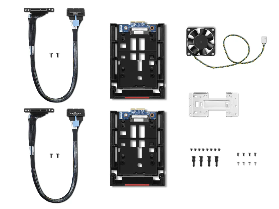 Lenovo 4XF1R31363 Montage-Kit Schwarz – Bild 1