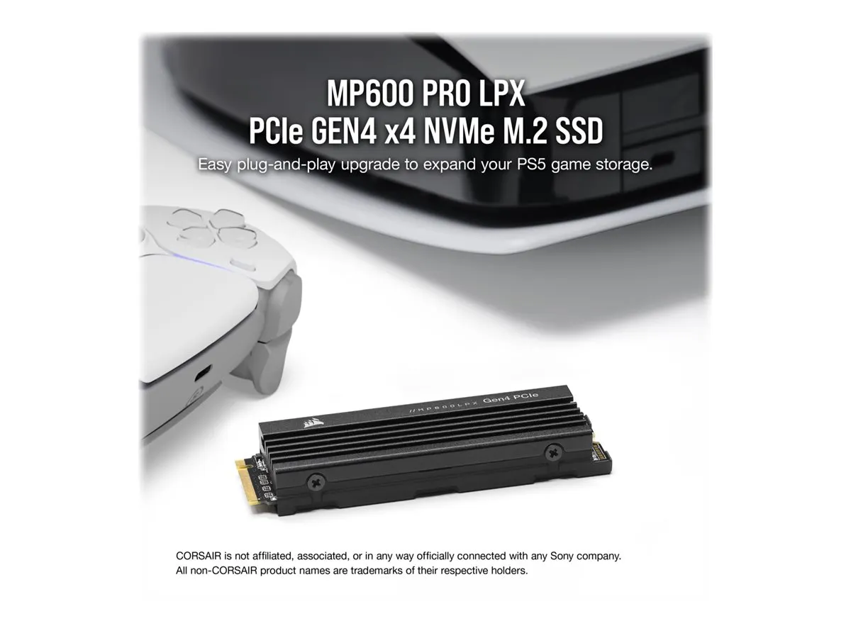 Corsair SSD M.2 PCI-E NVMe Gen4 MP600 PRO LPX