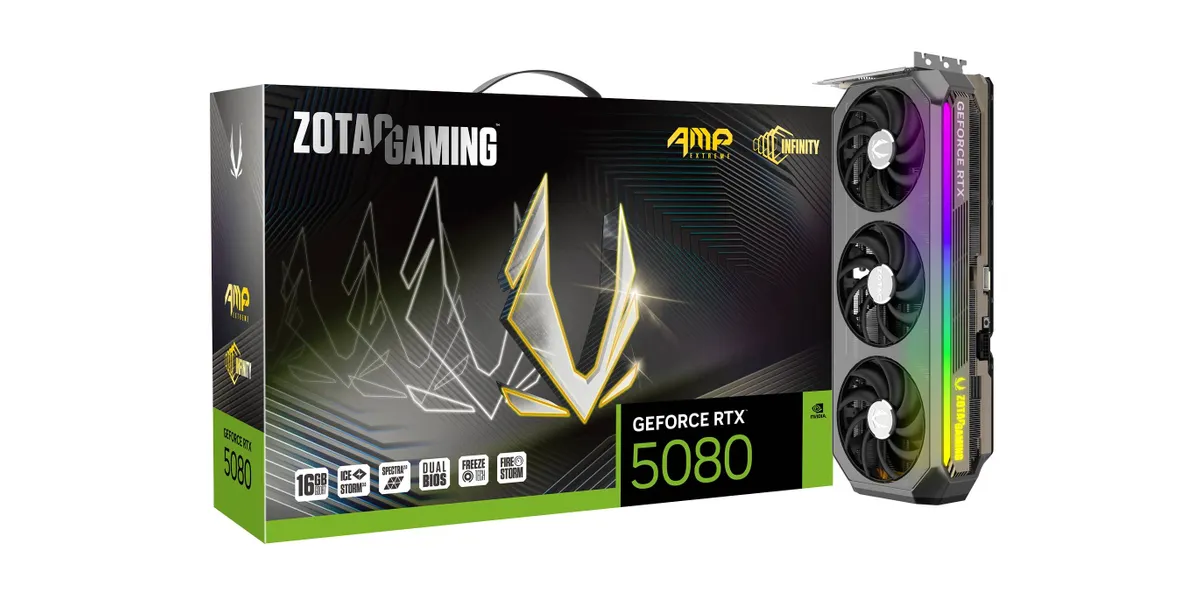 Zotac RTX 5080 AMP Extreme Infinity 16 GB GDDR7 HDMI 3xDP
