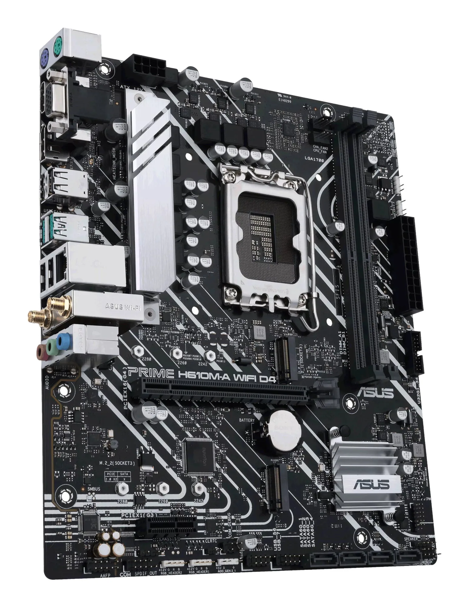 ASUS PRIME H610M-A WIFI D4 Intel H610 LGA 1700 micro ATX – Bild 4