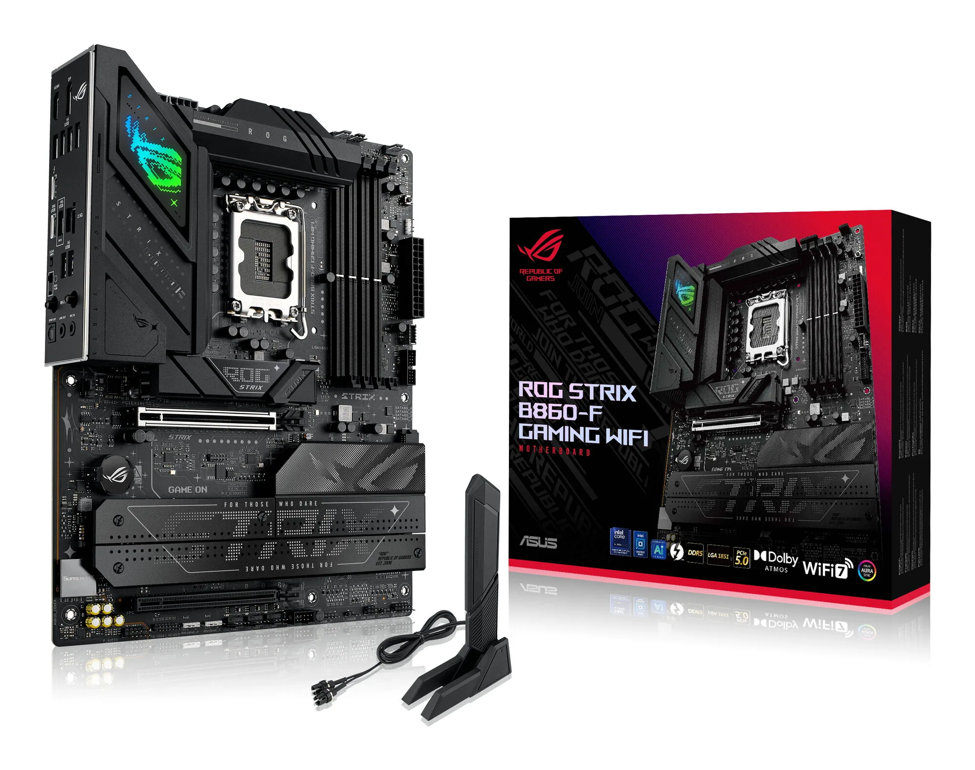 ASUS ROG STRIX B860-F GAMING WIFI Intel B860 LGA 1851 (Socket V1) ATX – Bild 1