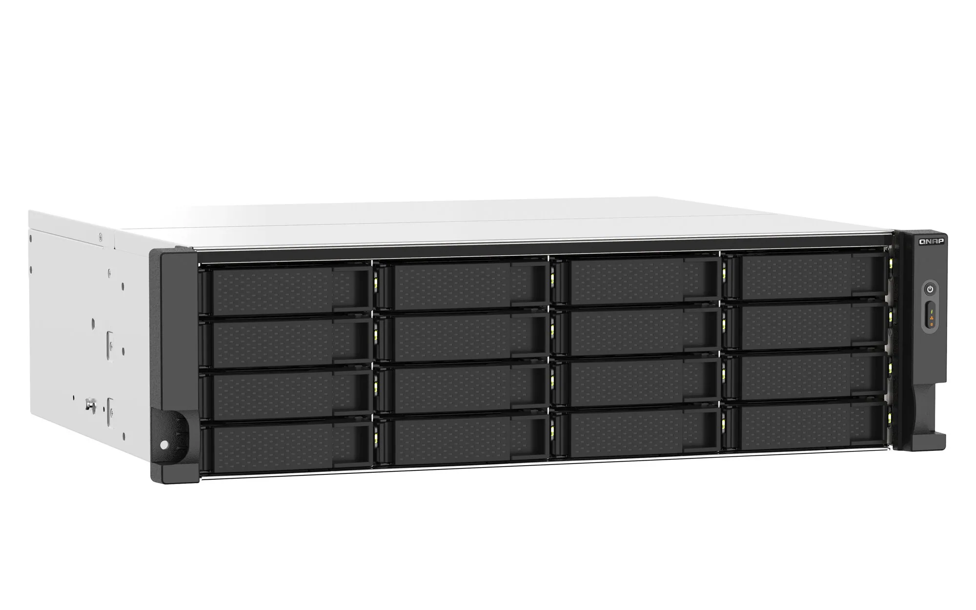 QNAP TS-1673AU-RP-16G NAS & Speicherserver Rack (3U) Ryzen Embedded V1500B 16 GB DDR4 0 TB QNAP QTS Schwarz, Grau – Bild 4