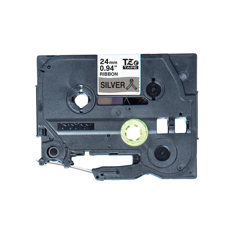 Brother TZE-R951 Etiketten erstellendes Band schwarz auf silber – Bild 2