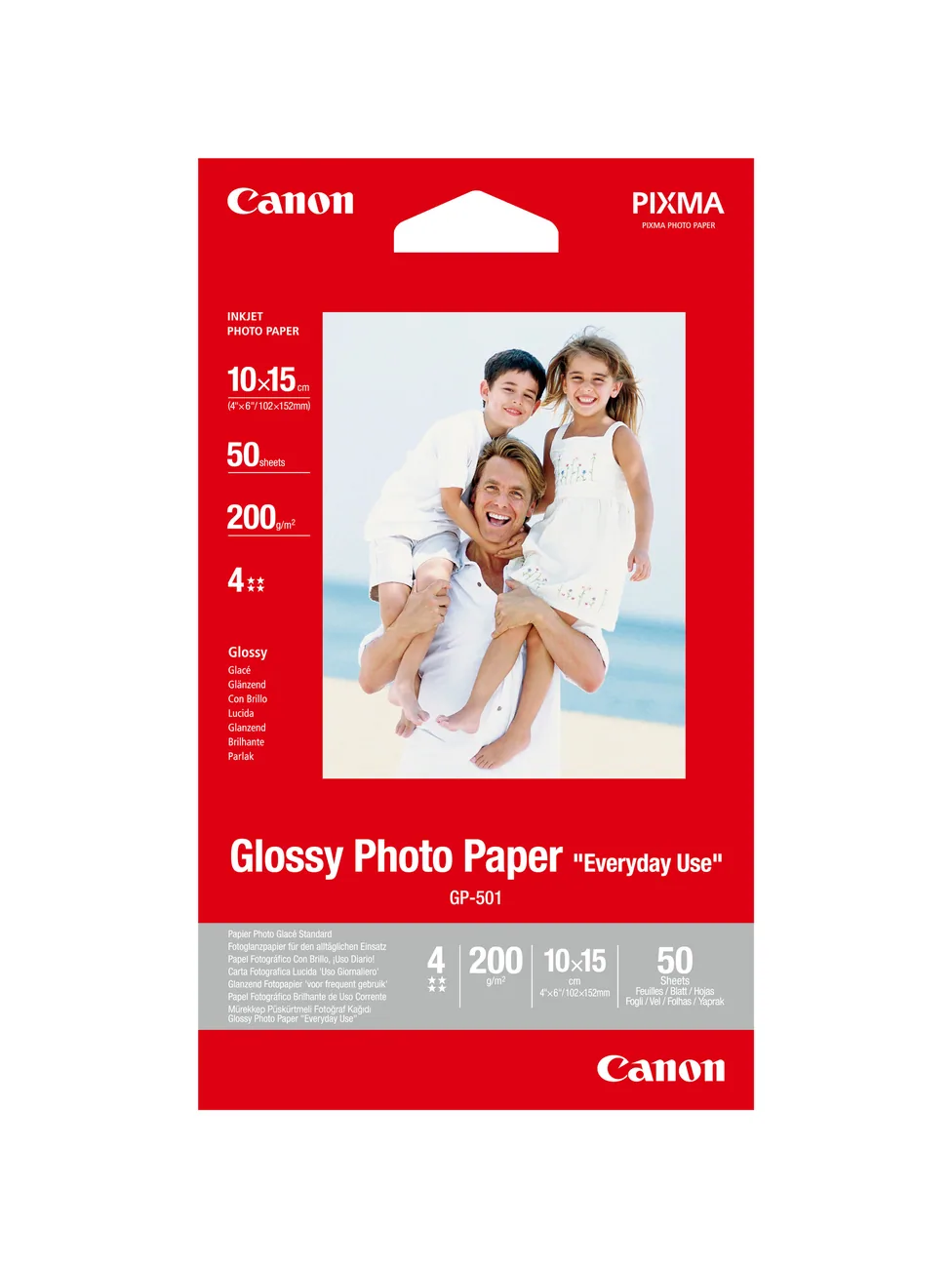 Canon PG-595XL/CL-586XL + GP-501 50Sh. Value Pack Druckerpatrone, Original – Bild 2