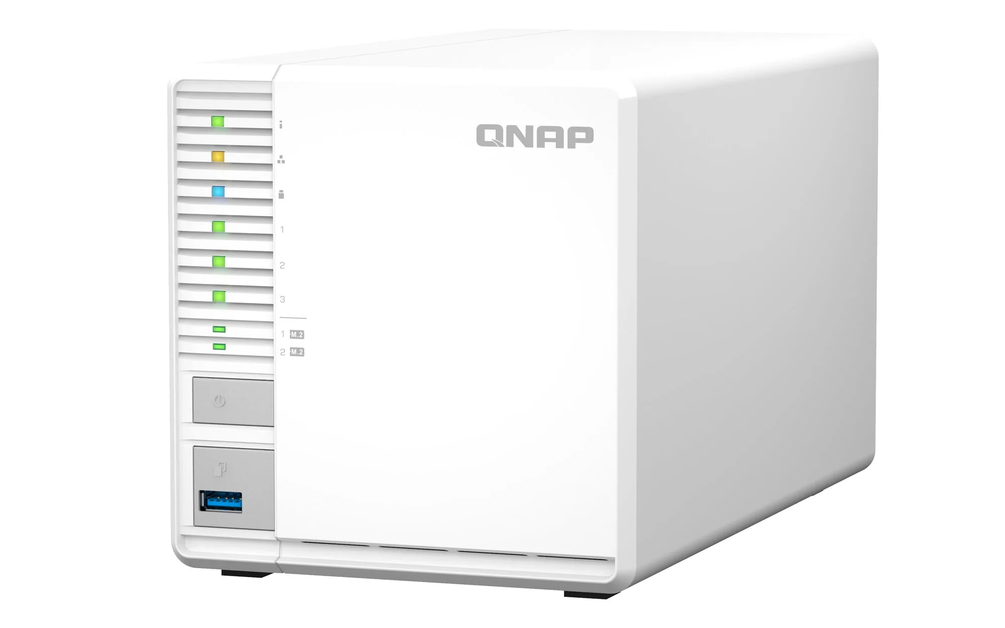 QNAP TS-364 NAS Tower Intel® Celeron® N5095 8 GB DDR4 0 TB QNAP Turbo System Weiß – Bild 5