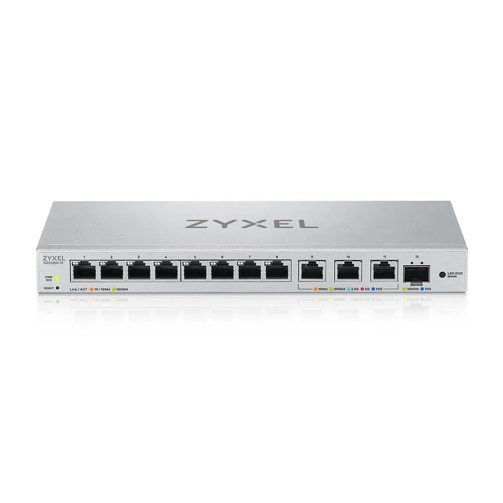 Zyxel XGS1250-12 Managed L2 10G Ethernet (100/1000/10000) Grau – Bild 3