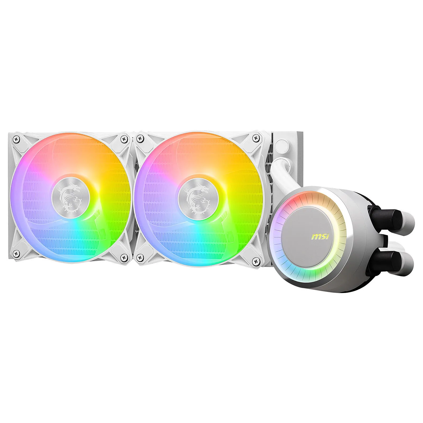 MSI MAG Coreliquid E240 WHITE Hauptplatine, Prozessor All-in-One-Flüssigkeitskühler 12 cm Weiß – Bild 4