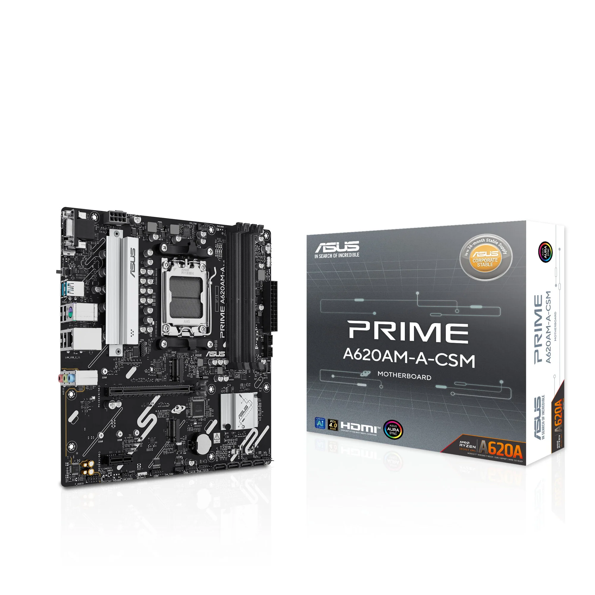 ASUS PRIME A620AM-A-CSM AMD A620A Sockel AM5 micro ATX – Bild 6