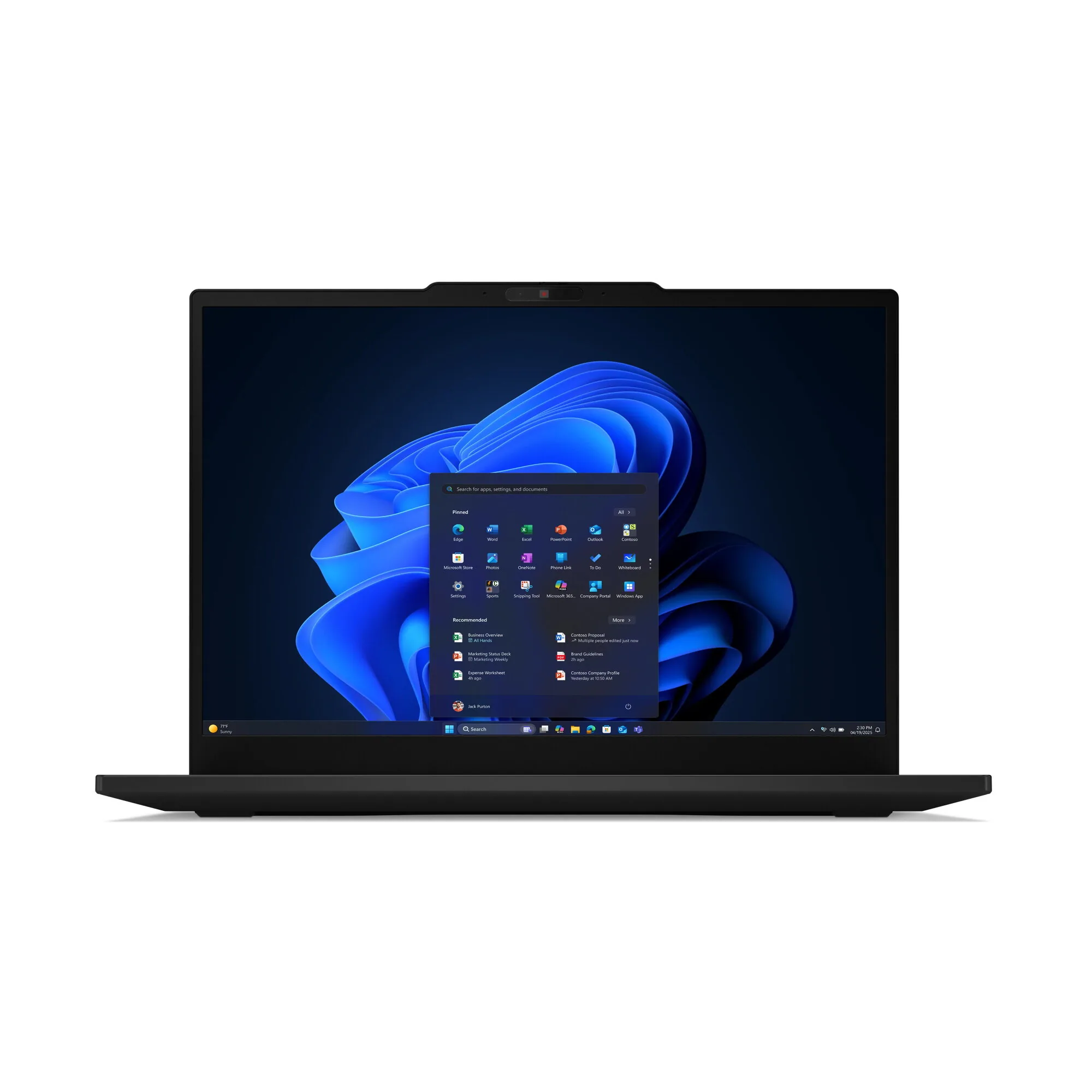 Lenovo ThinkPad L13 Gen 6 (Intel) Intel Core Ultra 5 225U Laptop 33,8 cm (13.3") WUXGA 16 GB LPDDR5x-SDRAM 512 GB SSD Wi-Fi 6E (802.11ax) Windows 11 Pro Schwarz Deutsch – Bild 2
