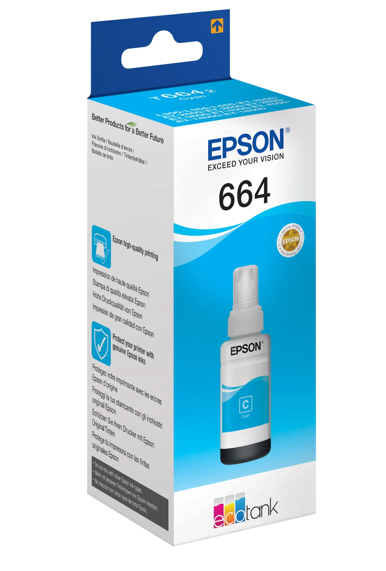 Epson 664 EcoTank-Tintenflasche in Cyan – Bild 5