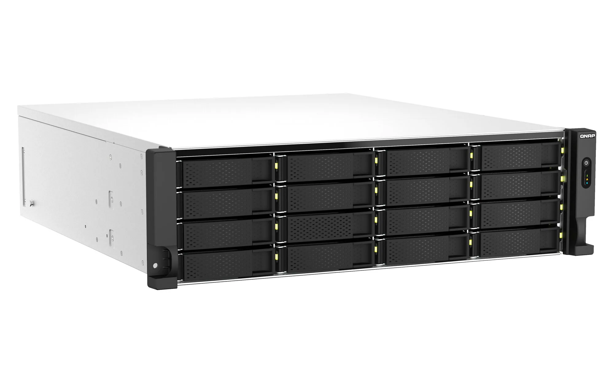 QNAP TS-h2287XU-RP NAS Rack (3U) Intel Xeon E E-2336 32 GB DDR4 0 TB QuTS hero Schwarz, Weiß – Bild 3