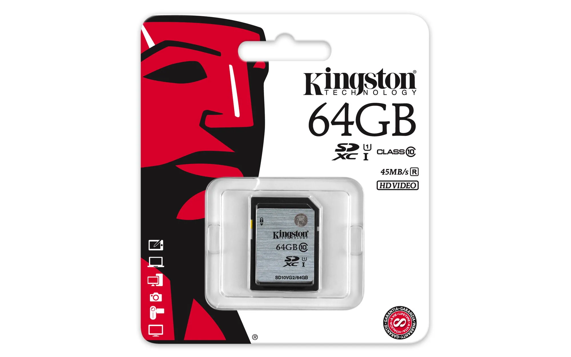 Kingston Class 10 UHS-I SDXC 64 GB Klasse 10 – Bild 2