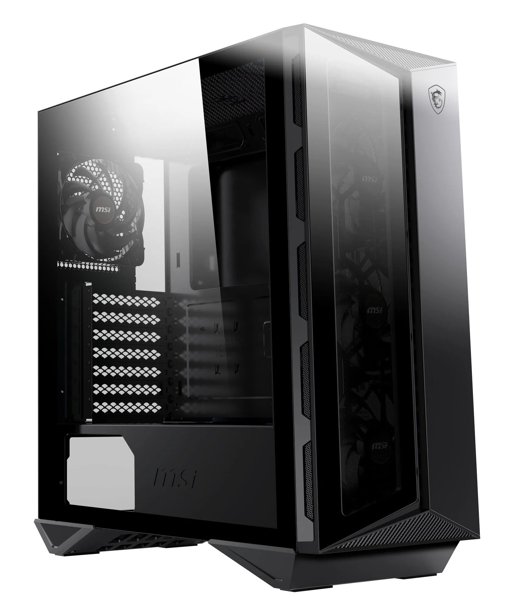 MSI MPG GUNGNIR 110R Computer-Gehäuse Midi Tower Schwarz – Bild 3