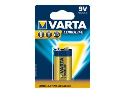 Varta Batterie LONGLIFE 9V Block 6LP3146 1 Stück