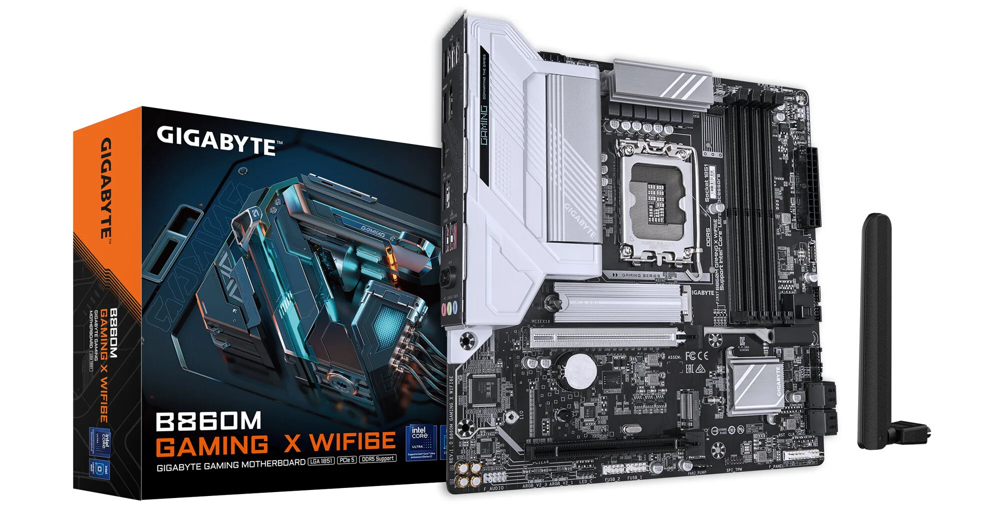 GIGABYTE B860M GAMING X WIFI6E Mainboard – Bild 1