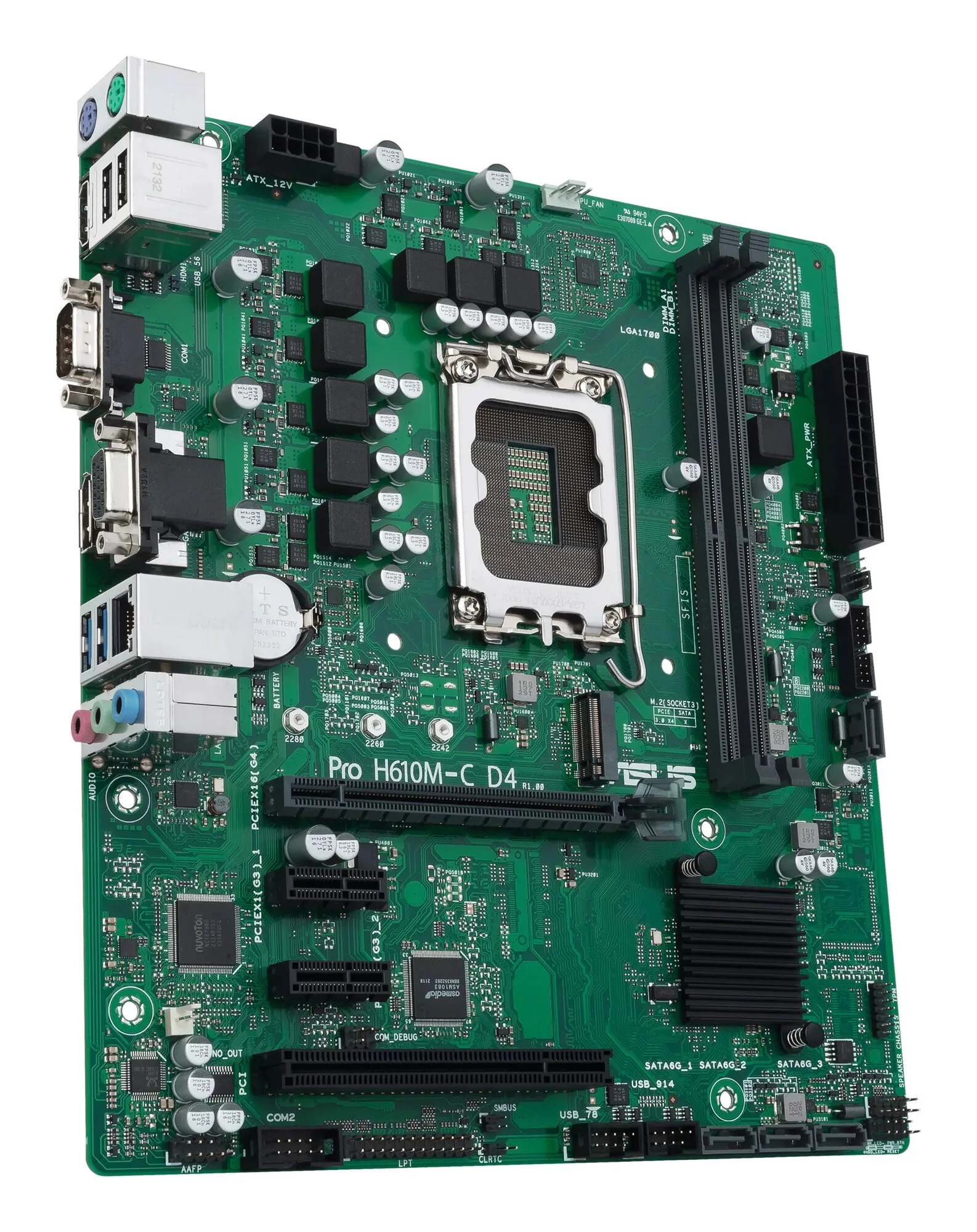 ASUS PRO H610M-C D4-CSM Intel H610 LGA 1700 micro ATX – Bild 4