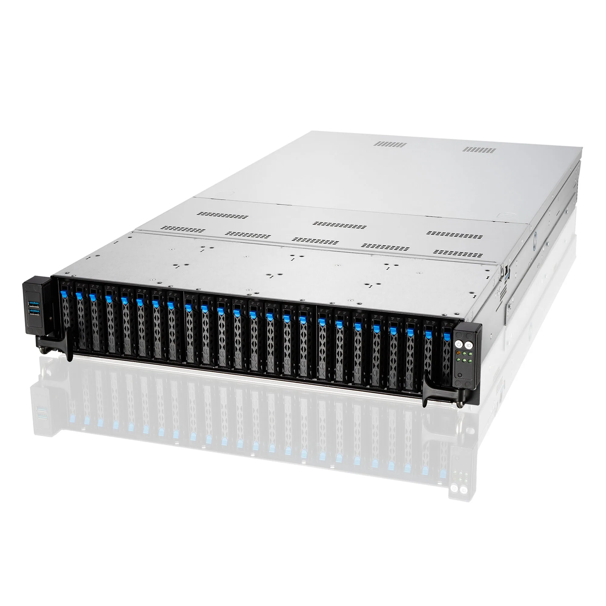 ASUS RS720-E11-RS24U Intel C741 Rack (2U) Schwarz, Silber – Bild 2
