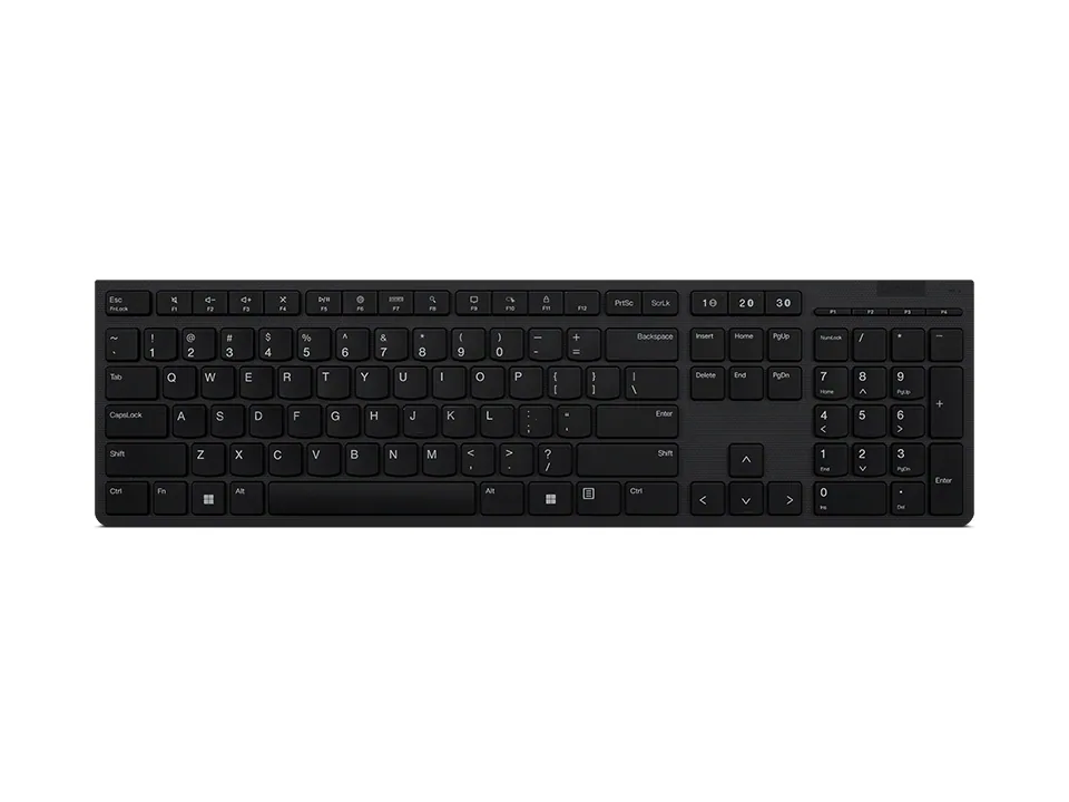 Lenovo 4Y41K04067 Tastatur RF Wireless + Bluetooth Ungarisch Grau – Bild 1
